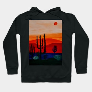 Playing around with some landscape painting Hoodie